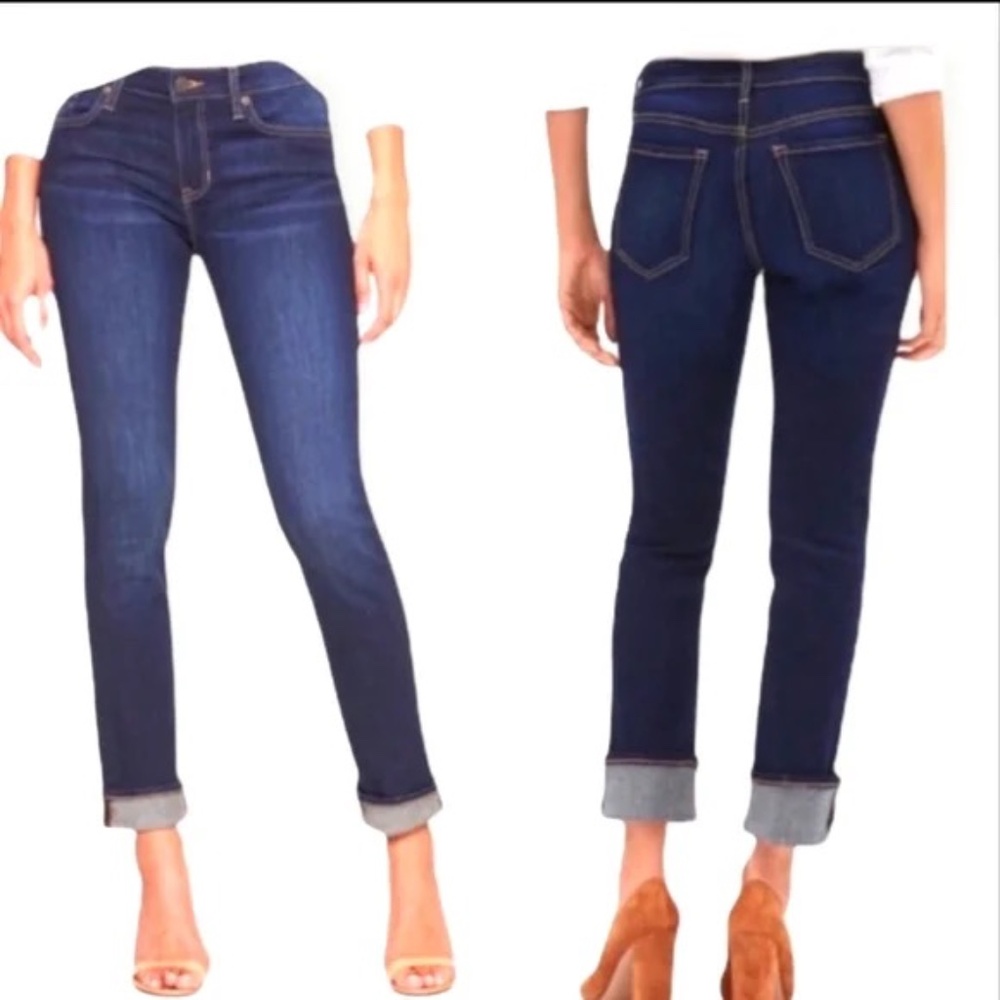 GAP 1969 ‘Skinny Roll Up’ Denim Jeans | Dark Indigo Blue | 14/32R